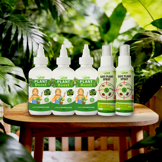 Natural Plant Care Combo -  Plant Boost with Safe Plant Sprays