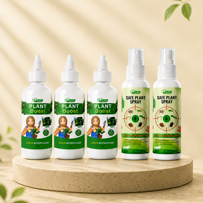 Natural Plant Care Combo -  Plant Boost with Safe Plant Sprays