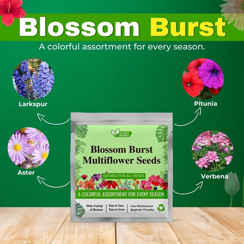 Plant Boost Combo (3 Plant Boost Packs with FREE 2 Flower Seed Packs)