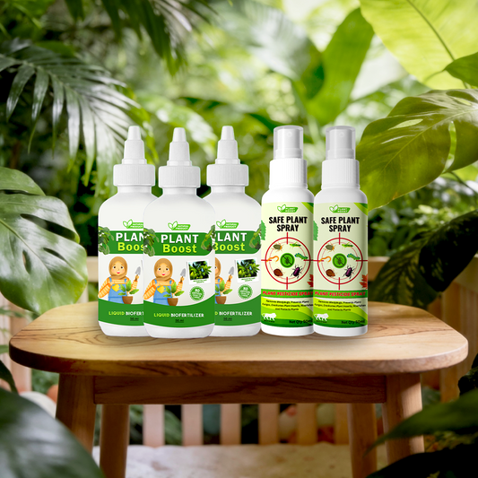 Natural Plant Care Combo -  Plant Boost with Safe Plant Sprays