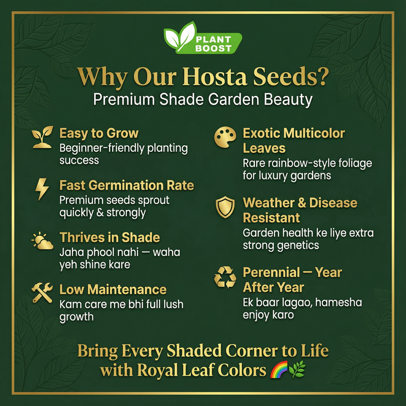 Royal Leaf Hosta Seeds