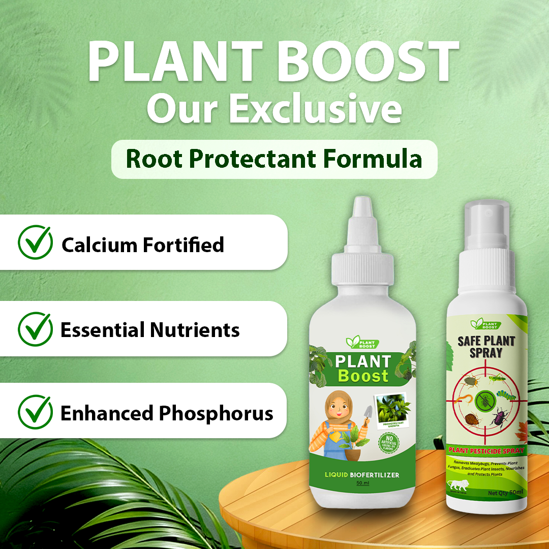 Natural Plant Care Combo -  Plant Boost with Safe Plant Sprays