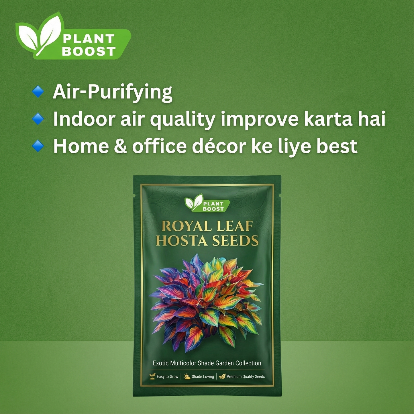 Royal Leaf Hosta Seeds