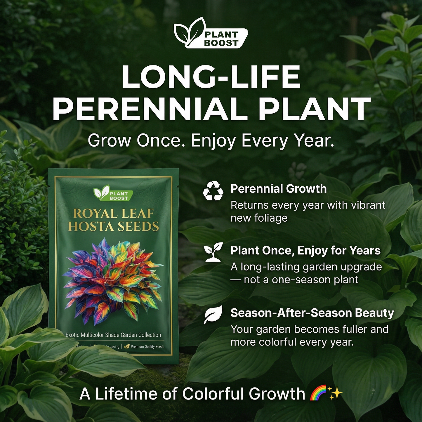 Royal Leaf Hosta Seeds