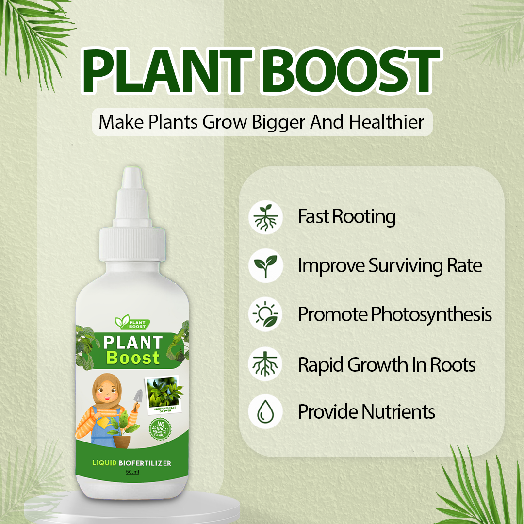 Organic Plant Boost - Faster Growth & Stronger Roots