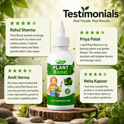 Organic Plant Boost - Faster Growth & Stronger Roots