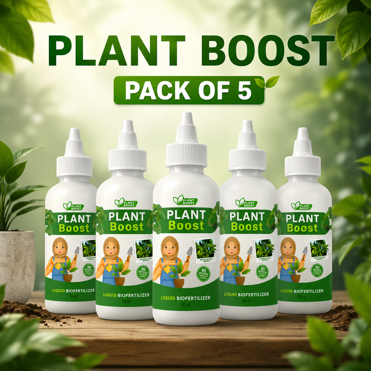 Organic Plant Boost - Faster Growth & Stronger Roots