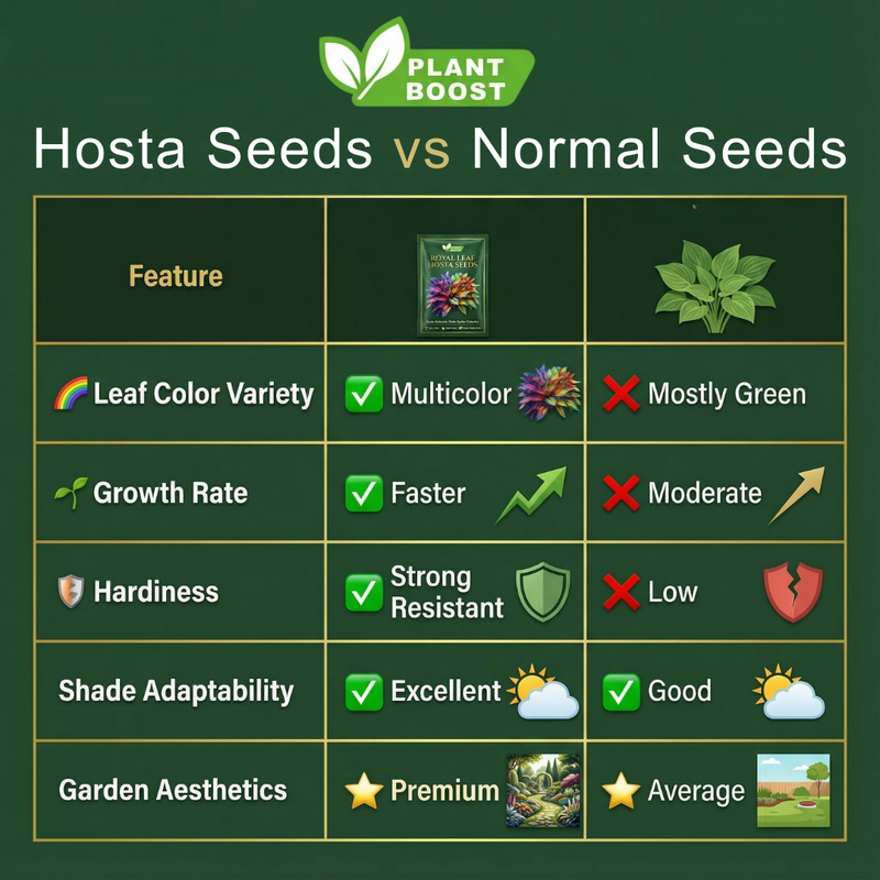 Royal Leaf Hosta Seeds